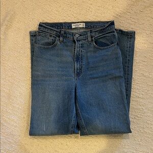 Abercrombie & Fitch Straight Leg Blue Jeans
